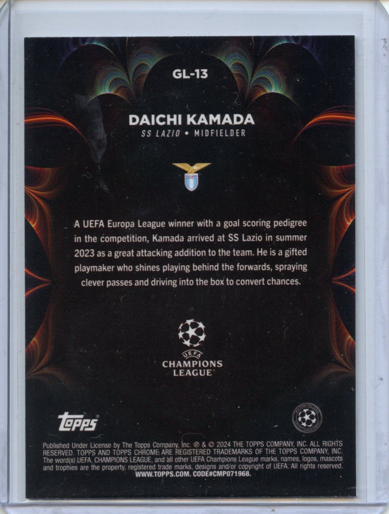 2023-24 Topps Chrome UEFA Daichi Kamada Golazo