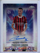 2024-25 Topps Chrome UEFA Club Comps Francesco Camarda Wonderkids Autographs