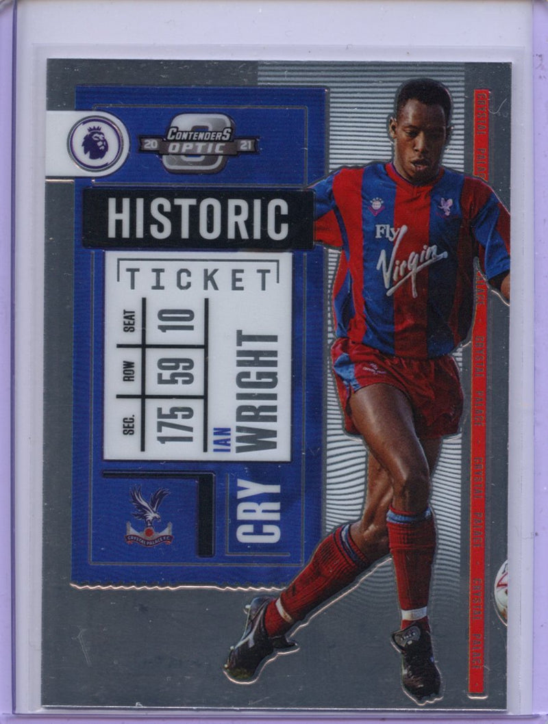 2020-21 Panini Chronicles Ian Wright Contenders Optic Historic Ticket