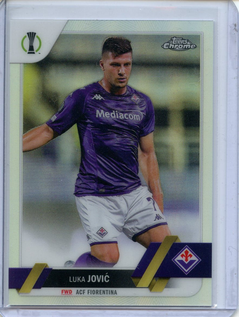 2022-23 Topps Chrome UEFA Luka Jovic Refractor