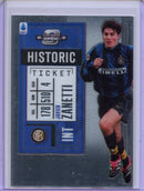 2020-21 Panini Chronicles Javier Zanetti Contenders Optic Historic Ticket