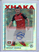 2024-25 Topps Chrome UEFA Club Comps Granit Xhaka Toppsfractors Autograph 12/52