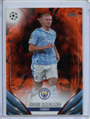 2023-24 Topps UEFA CC Erling Haaland Inferno Foil