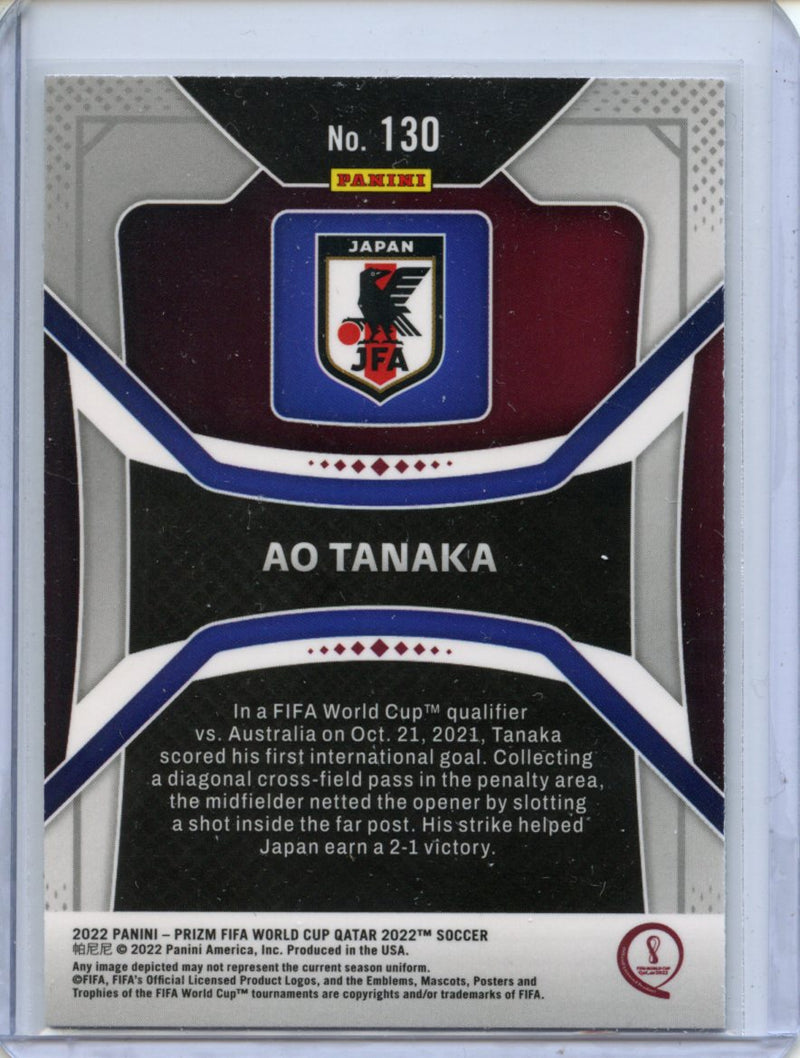 2022 Panini Prizm FIFA World Cup Qatar Ao Tanaka