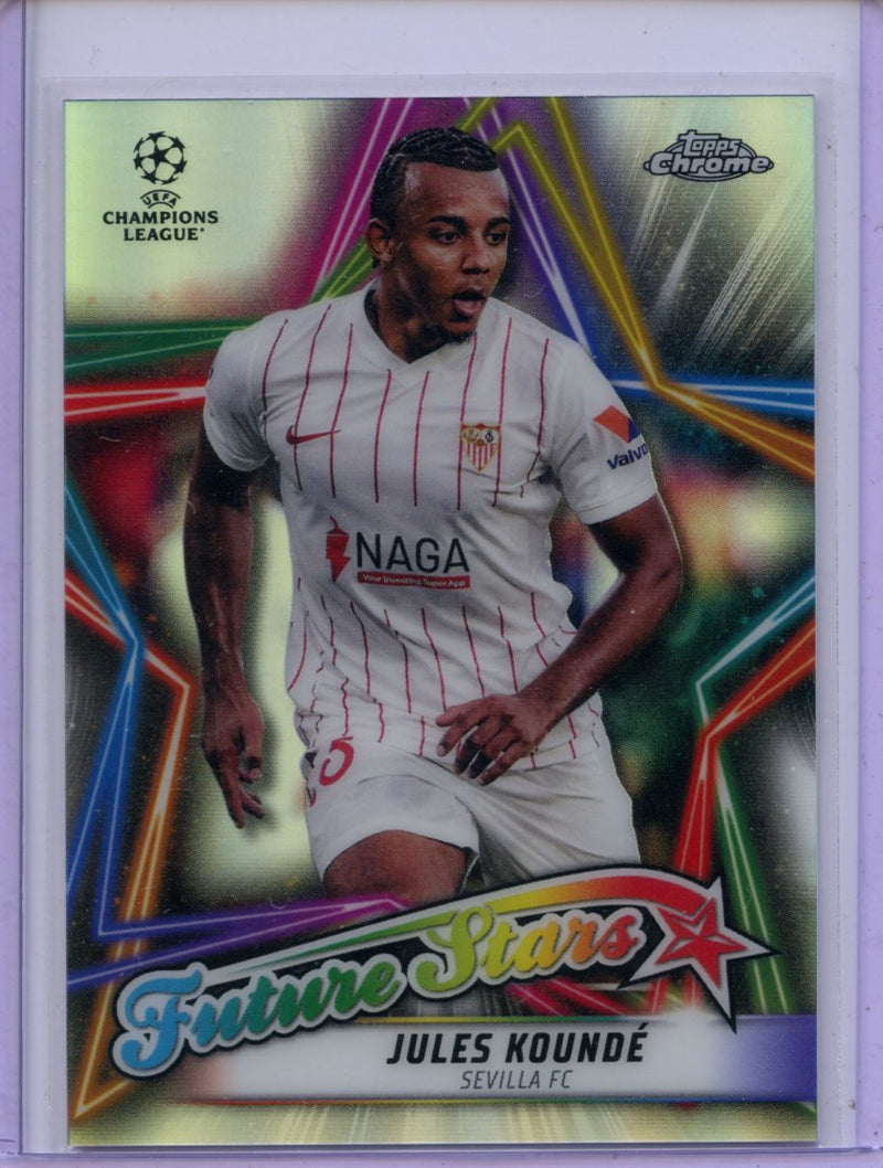 2021-22 Topps Chrome UEFA CL Jules Kounde Future Stars