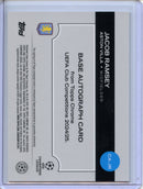 2024-25 Topps Chrome UEFA Club Comps Jacob Ramsey Aqua Lava Autograph 50/199