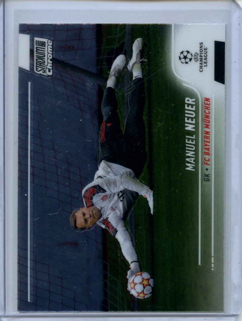 2021-22 Topps Stadium Club Chrome UEFA Champions League Manuel Neuer