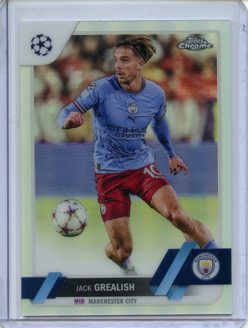 2022-23 Topps Chrome UEFA Jack Grealish Refractor