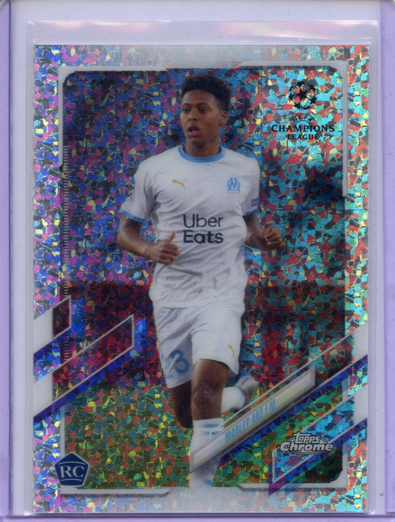 2020-21 Topps Chrome UEFA CL Marley Ake Speckle Refractor