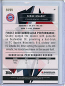 2020-21 Finest Bundesliga Serge Gnabry Green 58/99