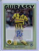 2024-25 Topps Chrome UEFA Club Comps Serhou Guirassy Autographs