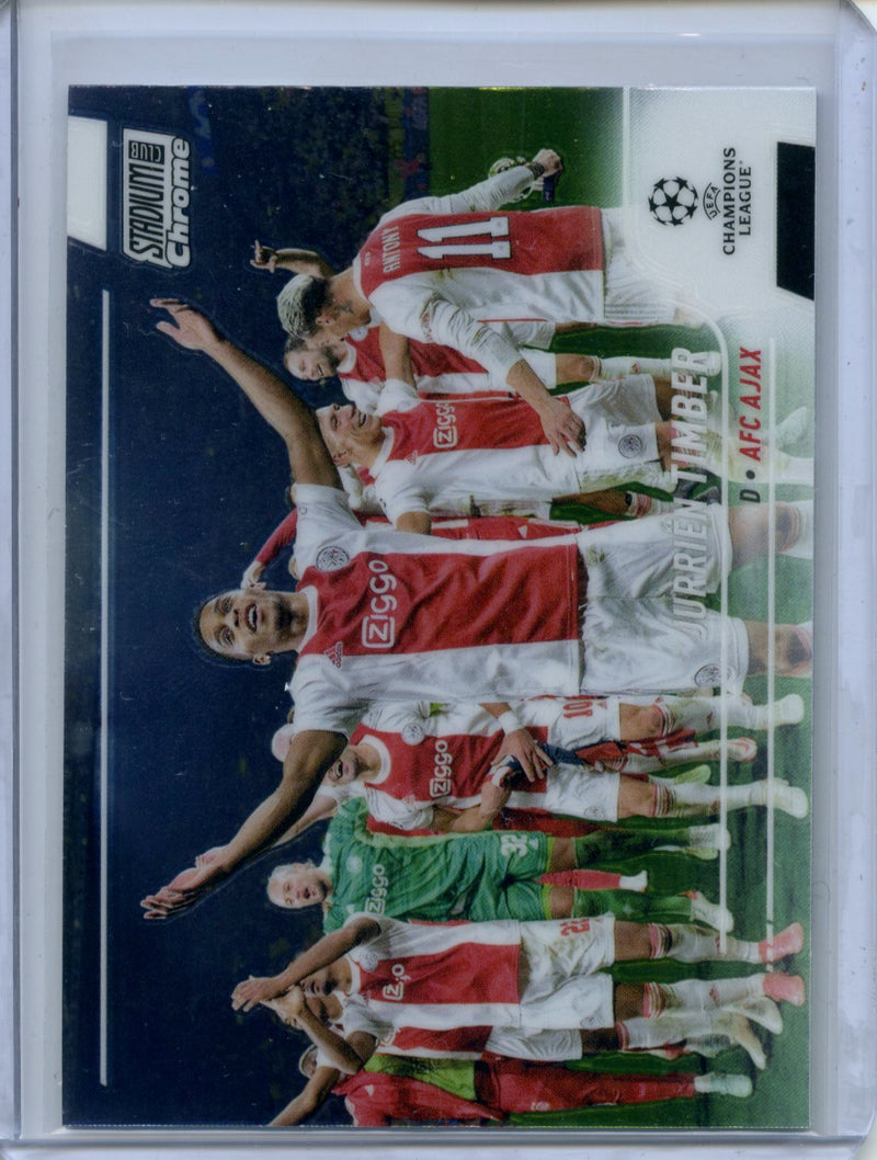 2021-22 Topps Stadium Club Chrome UEFA Champions League Jurrien Timber