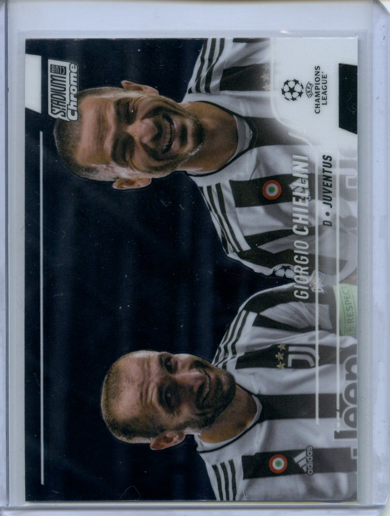 2021-22 Topps Stadium Club Chrome UEFA Champions League Giorgio Chiellini