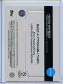 2024-25 Topps Chrome UEFA Club Comps Nuno Mendes Green Autograph 79/99