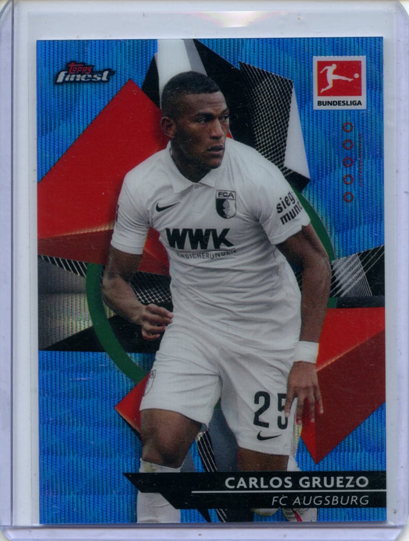 2020-21 Finest Bundesliga Carlos Gruezo Blue Wave 92/150