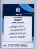2023-24 Topps Manchester CIty Team Set Ederson Cracked Ice