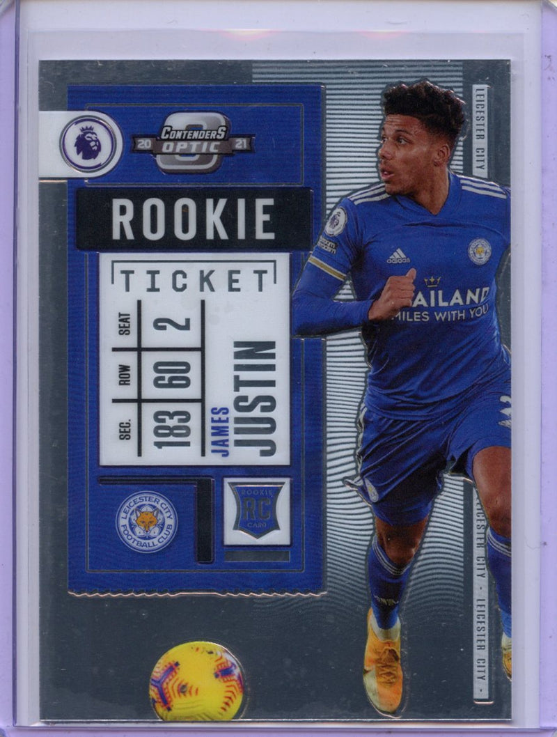 2020-21 Panini Chronicles James Justin Contenders Optic Rookie Ticket