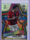 2021-22 Topps Chrome UEFA CL Sandro Tonali Future Stars