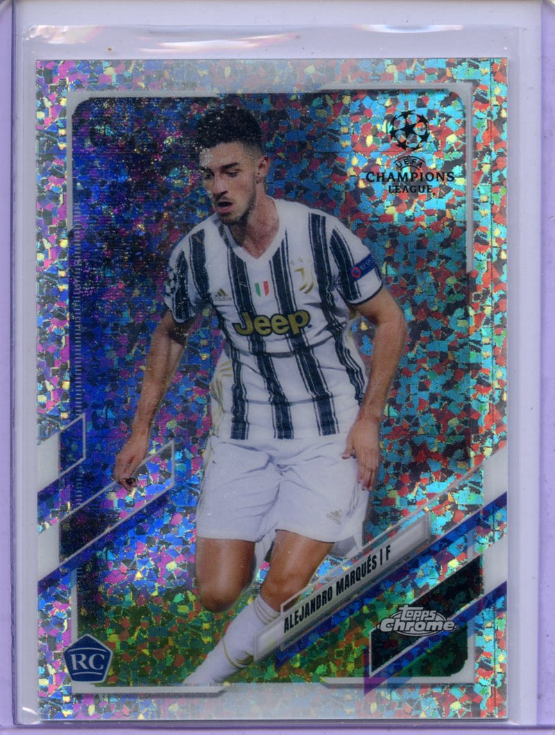 2020-21 Topps Chrome UEFA CL Alejandro Marques Speckle Refractor