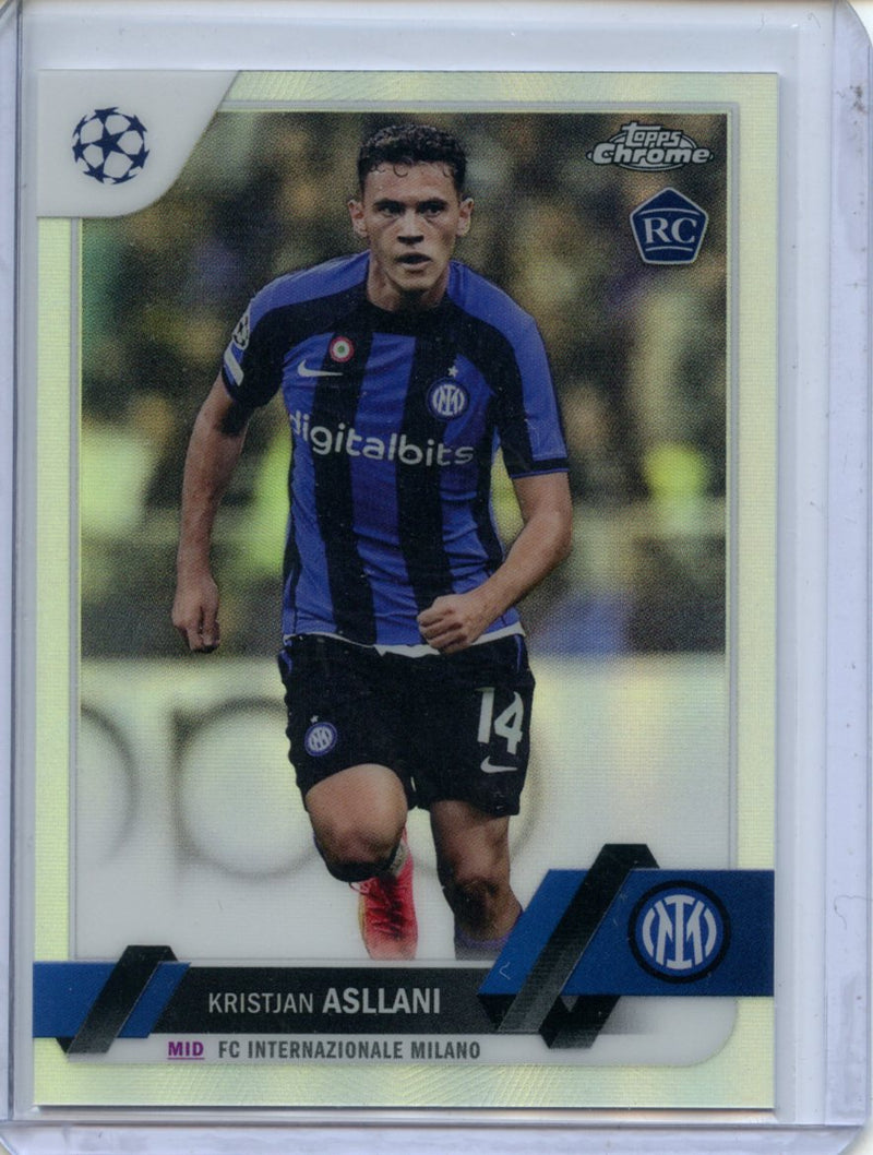 2022-23 Topps Chrome UEFA Kristjan Asllani Refractor