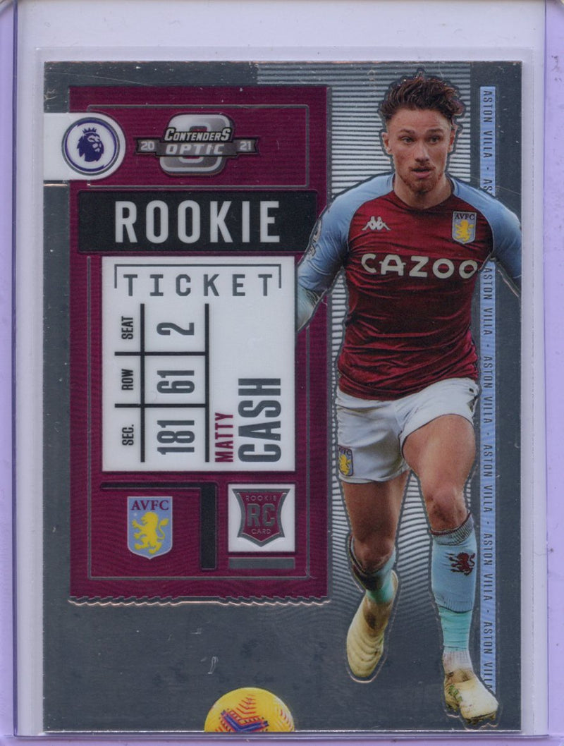 2020-21 Panini Chronicles Matty Cash Contenders Optic Rookie Ticket