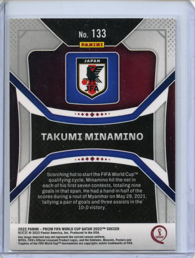 2022 Panini Prizm FIFA World Cup Qatar Takumi Minamino