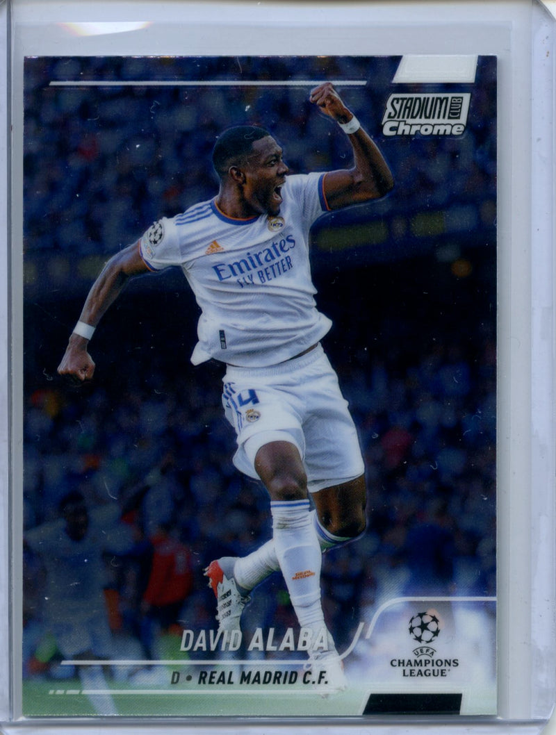 2021-22 Topps Stadium Club Chrome UEFA Champions League David Alaba