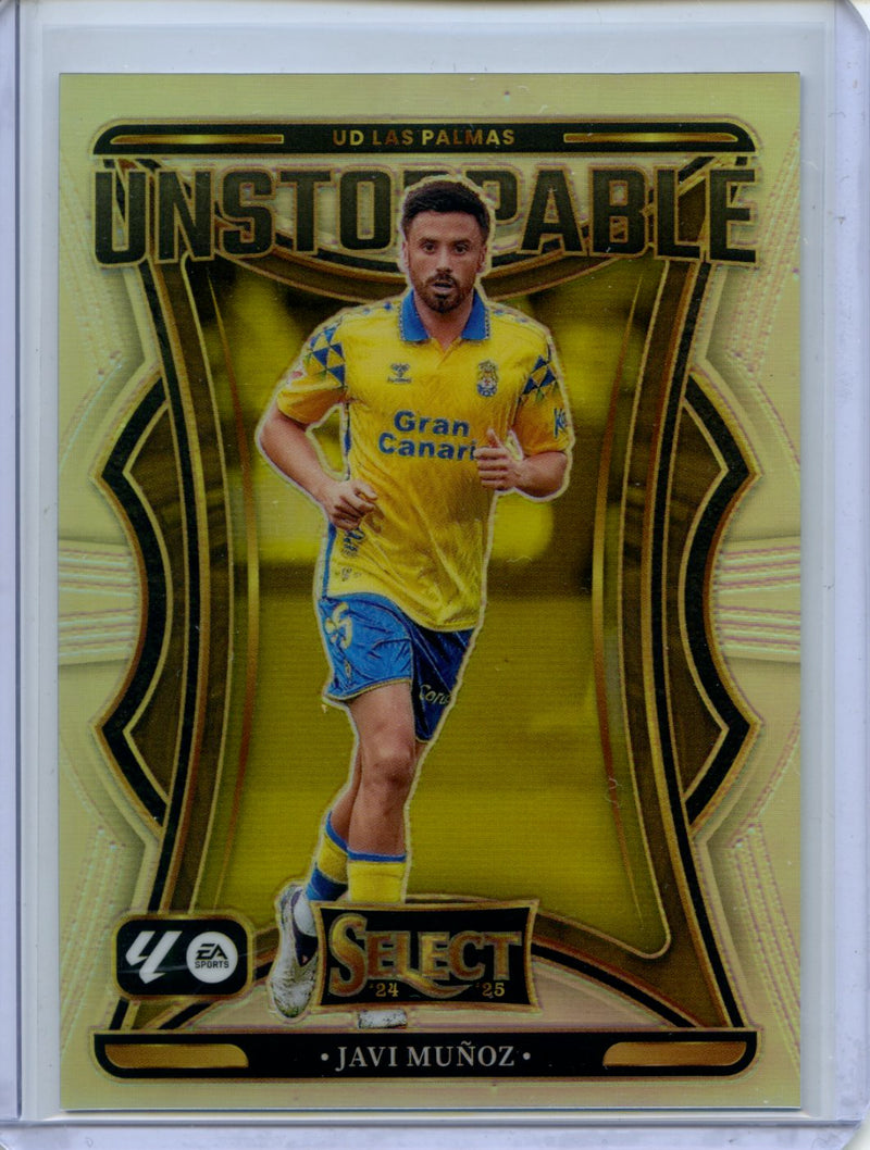 2024-25 Panini Select La Liga Javi Munoz Unstoppable Silver