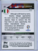 2024 Topps Chrome UEFA Euro Destiny Udogie