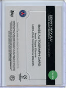 2024-25 Topps Chrome UEFA Club Comps Senny Mayulu Autograph