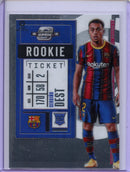 2020-21 Panini Chronicles Sergino Dest Contenders Optic Rookie Ticket