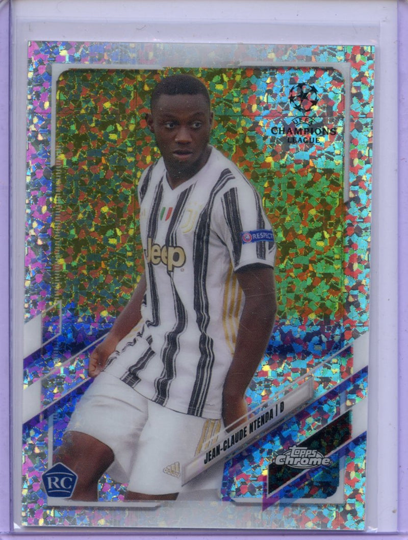 2020-21 Topps Chrome UEFA CL Jean Claude-Ntenda Speckle Refractor