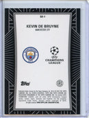 2024-25 Topps Chrome UEFA Club Comps Kevin De Bruyne Shadow Etch
