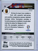2024 Topps Chrome UEFA Euro Arthur Vermeeren