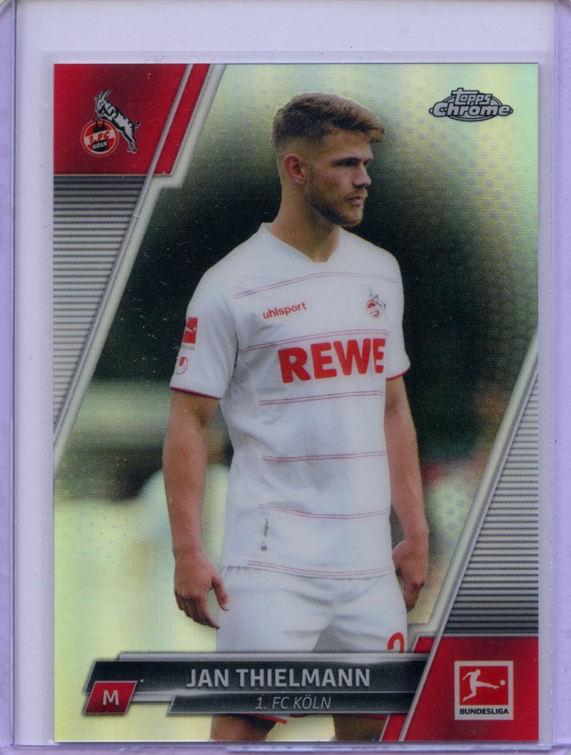 2021-22 Topps Chrome Bundesliga Soccer Jan Thielmann Refractor