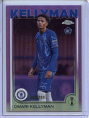 2024-25 Topps Chrome UEFA Club Comps Omari Kellyman Violet 85/299