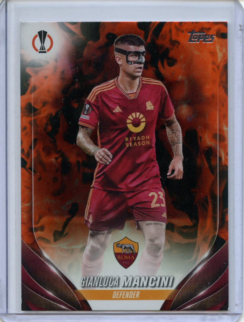 2023-24 Topps UEFA CC Gianluca Mancini Inferno Foil