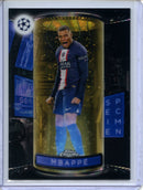 2022-23 Topps Chrome UEFA Club Competitions Kylian Mbappe Specimens Gold Lava