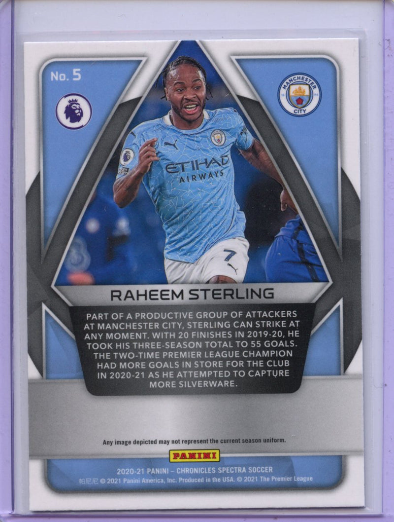 2020-21 Panini Chronicles Raheem Sterling Spectra