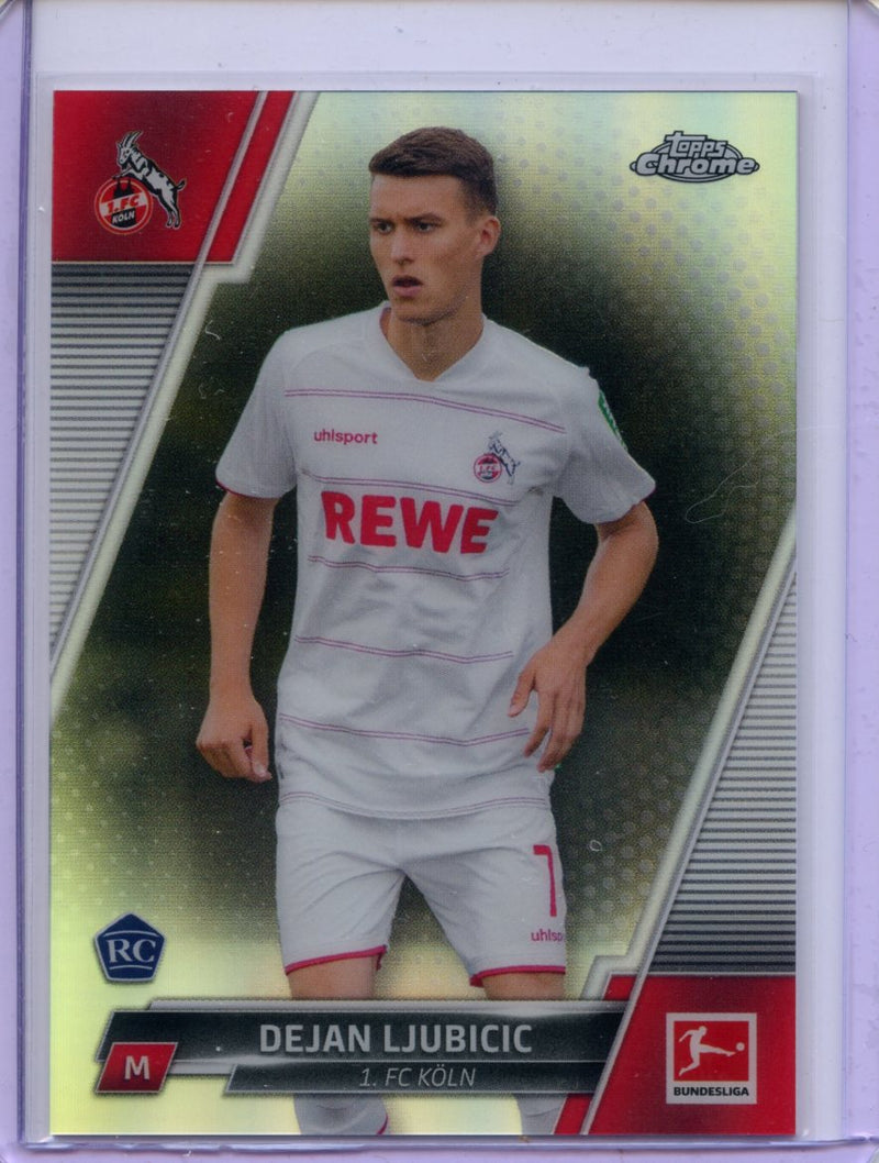 2021-22 Topps Chrome Bundesliga Soccer Dejan Ljubicic Refractor