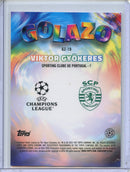 2024-25 Topps Chrome UEFA Club Comps Viktor Gyokeres Golazo Magenta 36/75