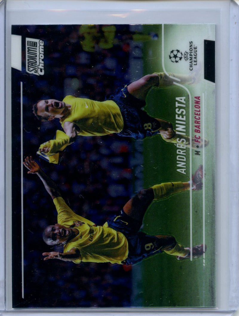 2021-22 Topps Stadium Club Chrome UEFA Champions League Andres Iniesta