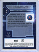 2022-23 Topps Chrome UEFA Club Competitions Kylian Mbappe Specimens Gold Lava