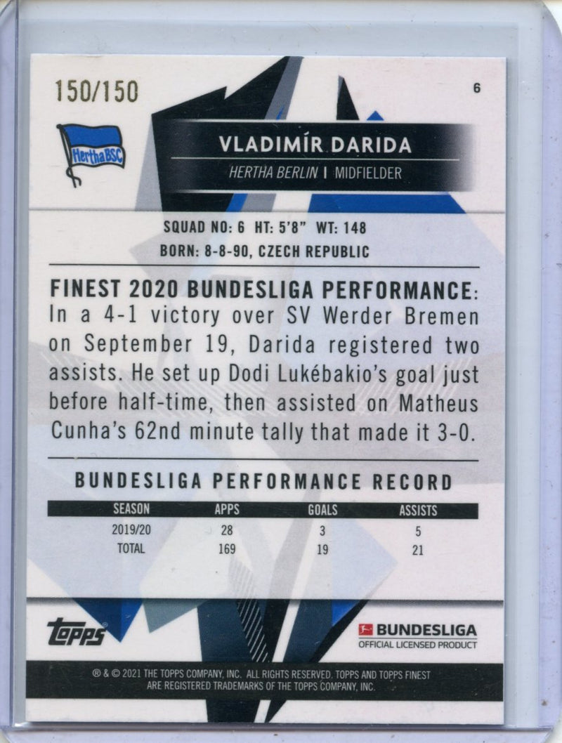 2020-21 Finest Bundesliga Vladimir Darida Blue 150/150