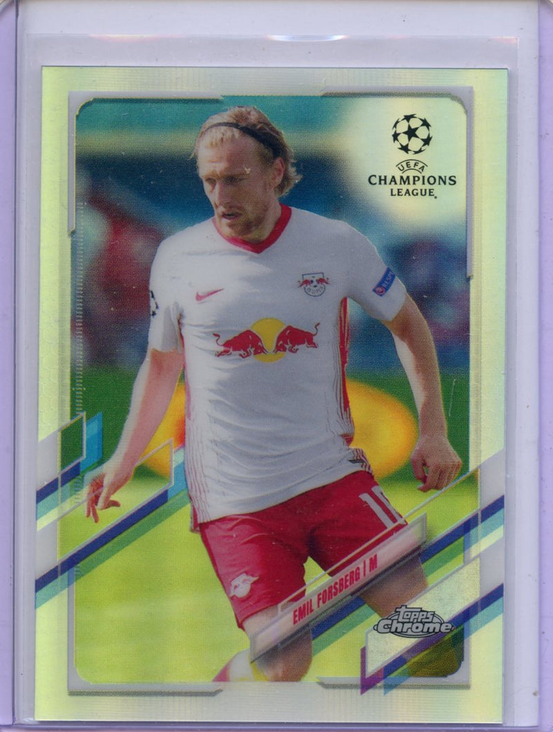 2020-21 Topps Chrome UEFA CL Emil Forsberg Refractor