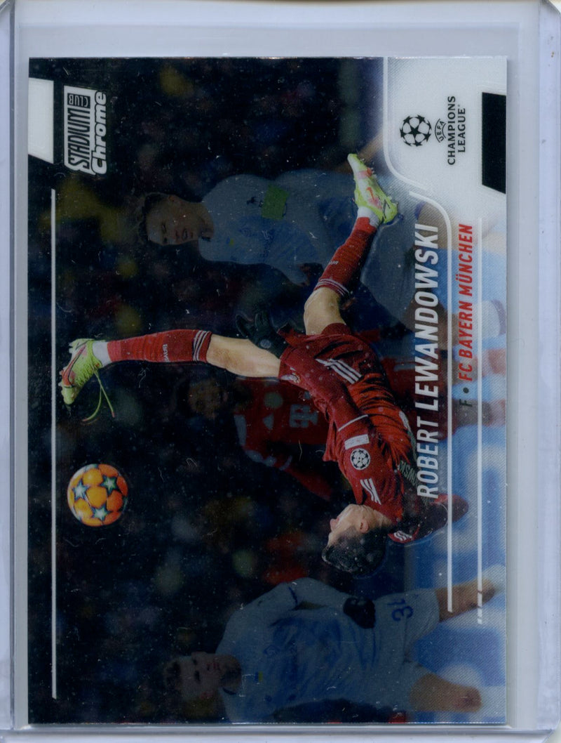 2021-22 Topps Stadium Club Chrome UEFA Champions League Robert Lewandowski