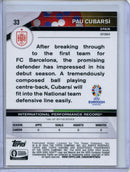 2024 Topps Chrome UEFA Euro Pau Cubarsi