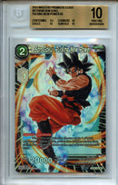 2025 Prismatic Clash Son Goku, Pulsing New Power SR
