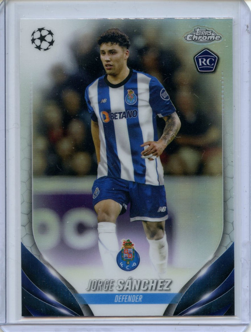 2023-24 Topps Chrome UEFA Jorge Sanchez Refractor
