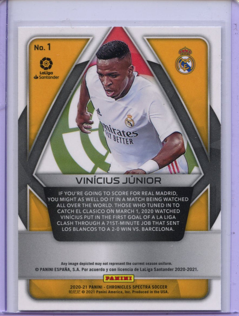 2020-21 Panini Chronicles Vinicius Junior Spectra